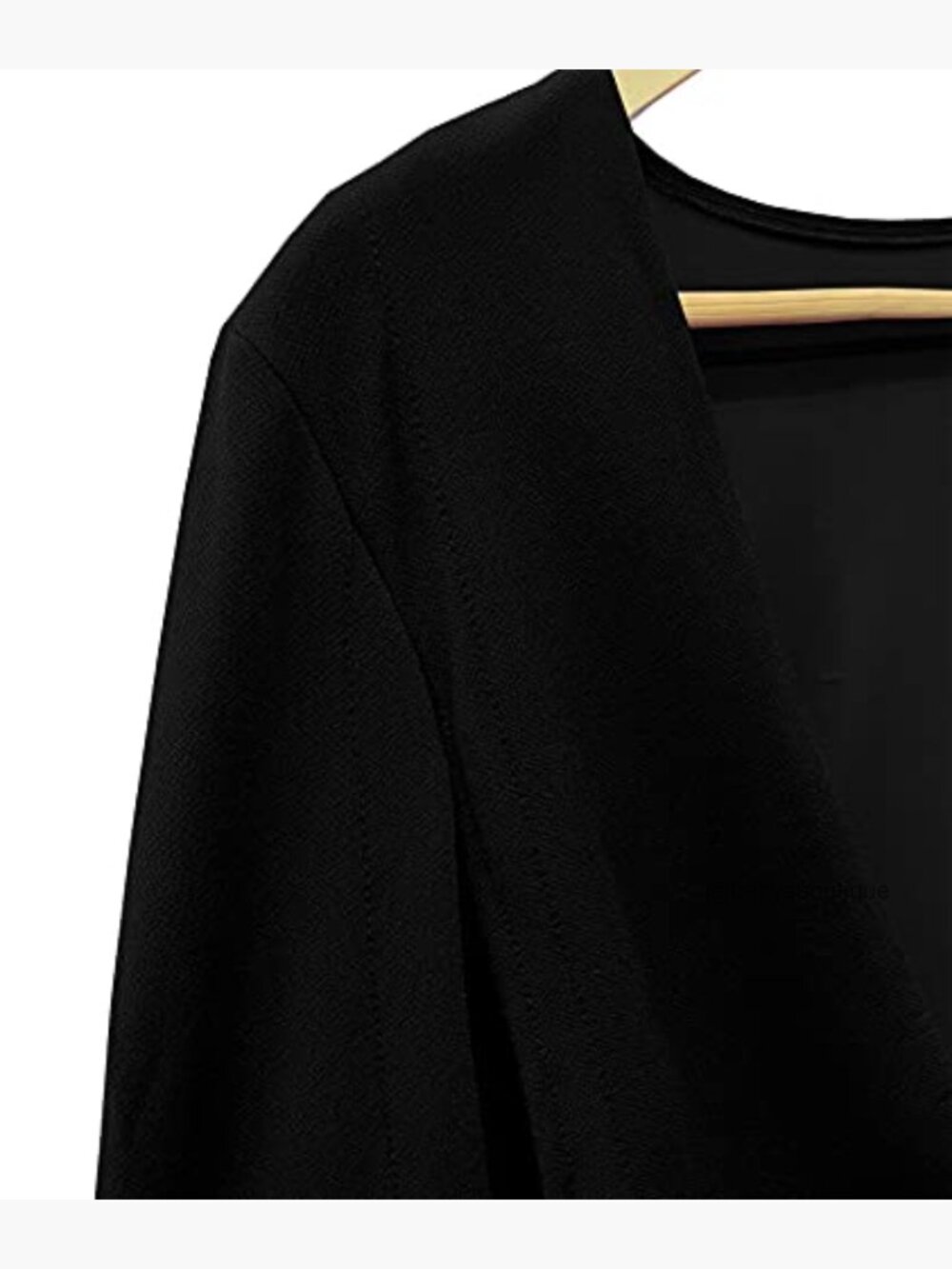 Long Open Front Cape Blazer Coat Plus Size 4XL Tunic Jacket - Picture 6 of 6